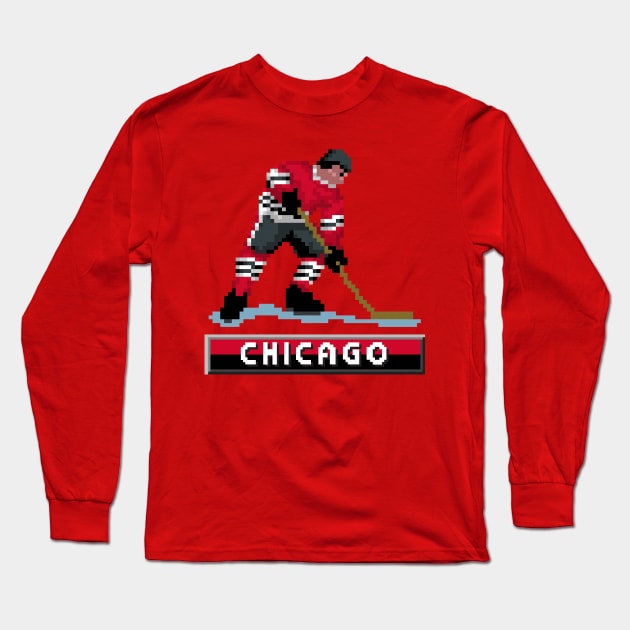 Chicago Hockey Long Sleeve T-Shirt by clarkehall